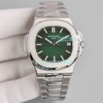 GR Factory Swiss Copy Patek Philippe Nautilus 5711 Watch Stainless Steel Green Dial 40MM